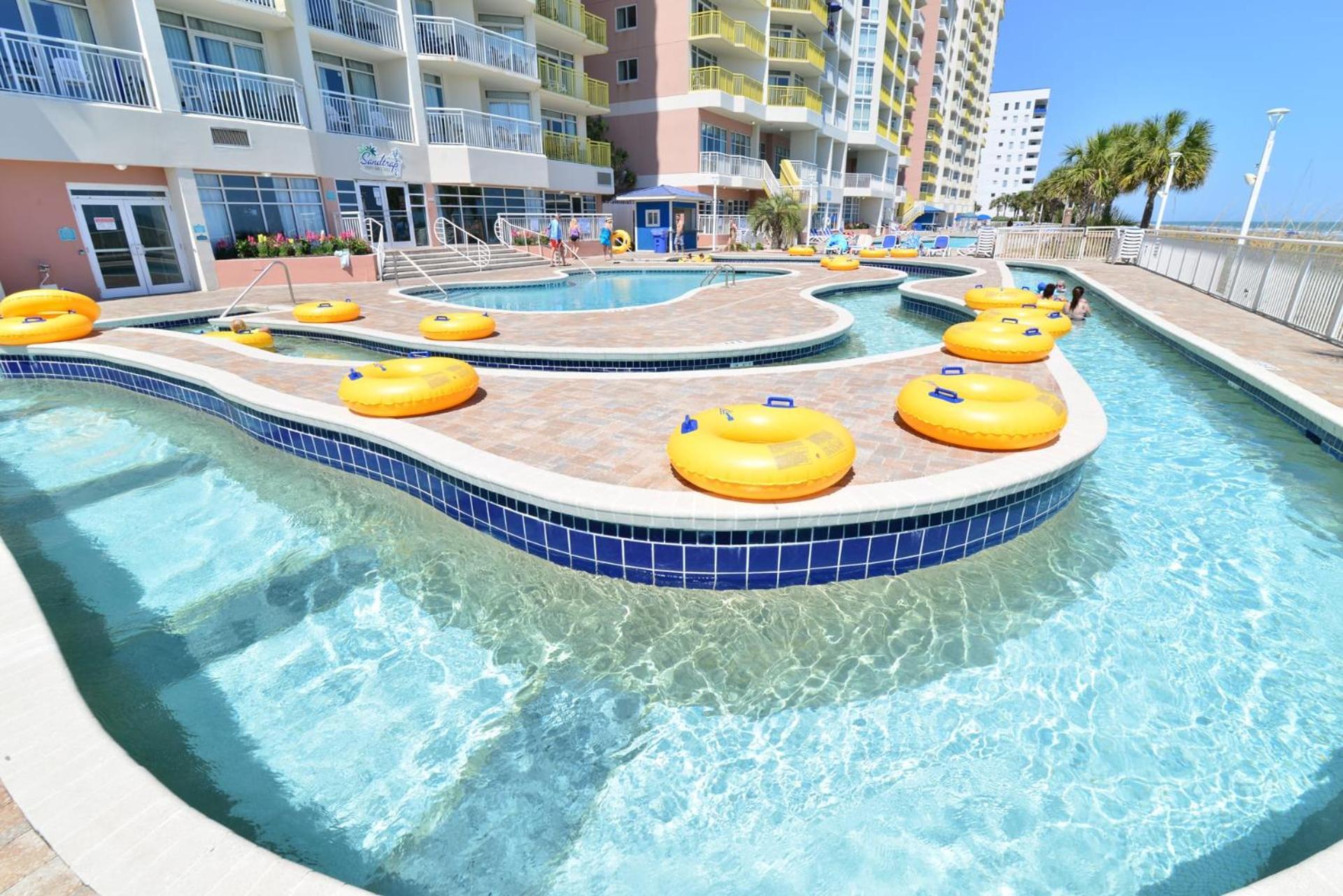 Oceanfront Top Location Modern Resort Lazy River Huge Pool Oasis Myrtle Beach Exterior foto