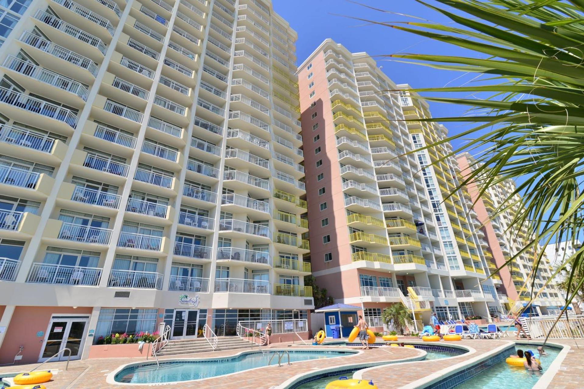 Oceanfront Top Location Modern Resort Lazy River Huge Pool Oasis Myrtle Beach Exterior foto