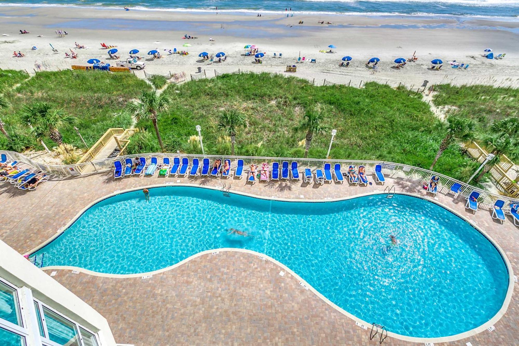 Oceanfront Top Location Modern Resort Lazy River Huge Pool Oasis Myrtle Beach Exterior foto